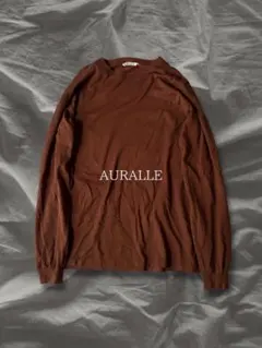 AURALEE 20AW ギザハイゲージ ロンT ブラウン サイズ3 オーラリーのサムネイル