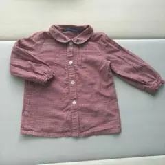 familiar襟付き長袖シャツ♡90cm