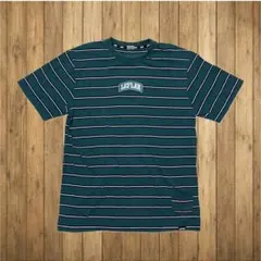 ボーダー Tシャツ 刺繍ロゴ