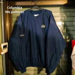 Columbiaコロンビア/90s ナイロン プルオーバー ゴルフシャツ