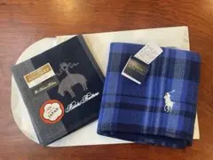 新品Brooks Brothers & Ralph Lauren ハンカチセット