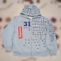 Supreme League Champs Zip Up Hoodie　サイズL