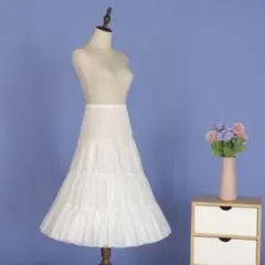 パニエ ロングパニエ ドレス ロリータ コスプレ ウエディング　フラ