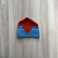 90〜00s OBERMEYER ニットキャップ ビーニー バイカラー Y2K