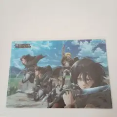 【新品、未使用！】進撃の巨人アニメイラストレーションズ【特典クリアファイルのみ】