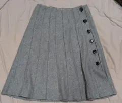 KUMIKYOKU グレー プリーツスカート サイズ2