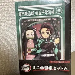 新品未開封 鬼滅の刃　ミニ学習帳セットA　竈門炭治郎　冨岡義勇　胡蝶しのぶ