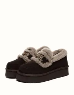 UGG AUSTRALIAN SHEPHERD ムートンブーツ　スリッポン　厚底のサムネイル
