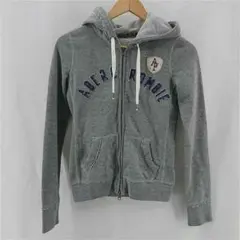 Abercrombie&Fitch ジップパーカー グレー系 Sサイズのサムネイル