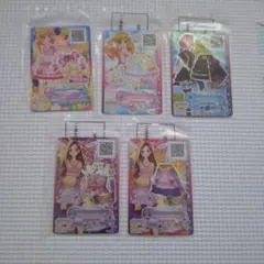 マクドナルドハッピーセット配布アイカツカード 5枚セット