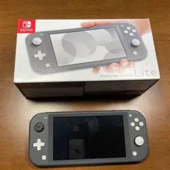 Nintendo Switch Lite グレー 液晶割れ ジャンク品 部品取り
