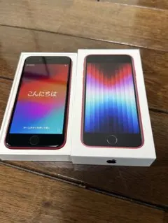 iPhonese3 赤　Red 64GB simフリー