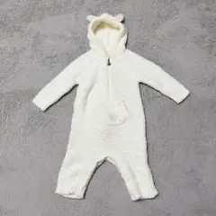【gelato pique】ベビーロンパース (80-90) もこもこ 耳付き