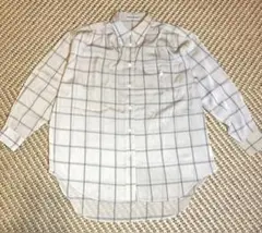 値下！EMPORIO ARMANI グレーチェック柄シャツ サイズ40のサムネイル