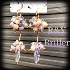 ハンドメイドピアス4474♡︎ʾʾ