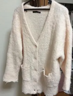 Heather ニットカーディガン　ピンク