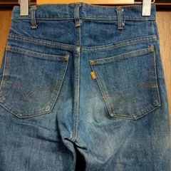 激レア70sビンテージリーバイスLevi's６４６ベルボトムフレア濃目M位ヒゲ落