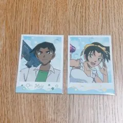 服部平次 遠山和葉 カード セット 名探偵コナン