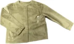 新品ユニクロスムースヤーンノーカラージャケット