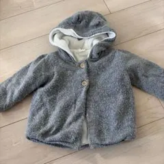 H&M ベビー アウター 80cm くま耳フード付き