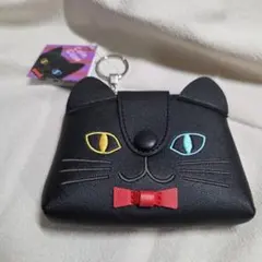 カルディ　黒猫 コインケース キーホルダー付き　2025
