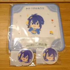 わんぱく！刀剣乱舞　三日月宗近　タオルハンカチ＋缶バッジ