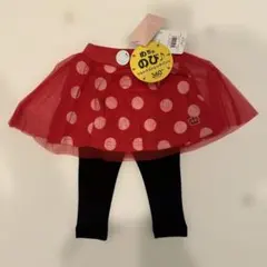 【新品】ベビードール ディズニー ミニー なりきりスカート80 スカッツ
