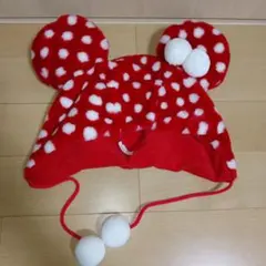 ミニーちゃん水玉ファンキャップ