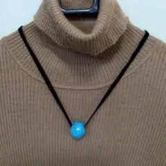 ハンドメイド　とんぼ玉風　ネックレス