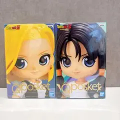 ドラゴンボールZ　Q posket 改造人間18号 ビーデル フィギュア