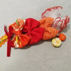 アンティーク　梅　チュール　しぼり　ヘッドドレス　七五三 髪飾り　前撮り　898