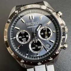 【中古美品】SEIKO セイコー　SBTR027 クロノグラフ　アイスブルー