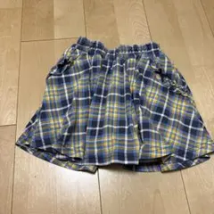 Hushush チェック　キュロット　90