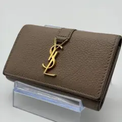 Saint Laurent YSL イブサンローラン キーケース グレー 4連 - メルカリ