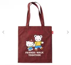 familiar ハローキティ バッグファミリアチェック柄 【完売品】 - メルカリ