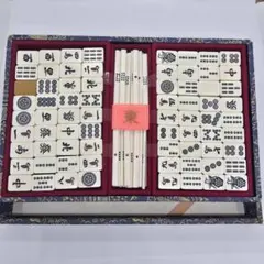 定価38,000円 シュリンク付 未使用 手彫高級麻雀牌「富士」 ジャンボ牌