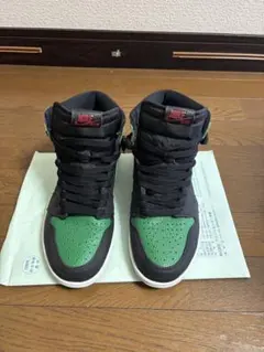 Nike Air Jordan 1 ブラック/グリーン ハイカット