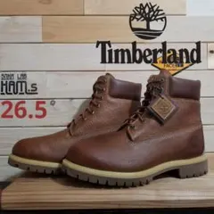 美品　Timberland　6インチ　プレミアム　防水　26.5 ブラウン　WP
