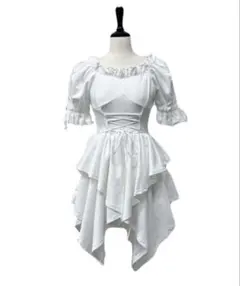 lilLilly レースアップカットミニワンピースのサムネイル