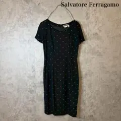 vintage Salvatore Ferragamo ワンピース N3746のサムネイル