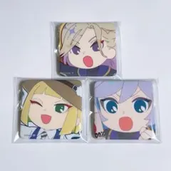 ツイステ スクエアバッジ ヴィル ルーク エペル セット