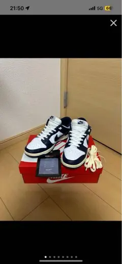 2026年最新】nike dunk low vintage navyの人気アイテム - メルカリ