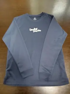 Champion Tシャツ 140 長袖 ネイビー バスケ 男の子 ロゴ入り