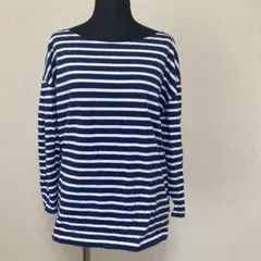 イエナ別注 シャントクレール カットソー ボーダー柄 ピンク×紺 ボート