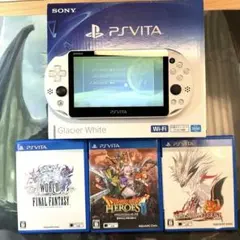 【美品】PSVITA VITA 2000 ホワイト　8GBメモカ、ソフト3本付