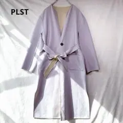 PLST リバーシブル ロングコート S ベルト付のサムネイル