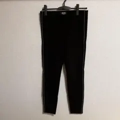 ZARA サイドライン スラックス 黒 レディース Mサイズ