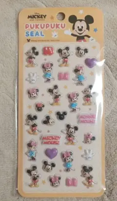 ぷくぷくシール ミッキー ミニー キャラクターシール ディズニー ミッキーマウス