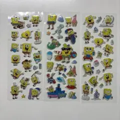 スポンジ・ボブ ぷくぷくシート 3枚