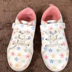 CARTER‘S 花柄スニーカー　US12 18cm マジックテープのサムネイル
